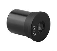 Ensemble d'oculaires de microscope biologique - WF5X, WF10X, WF15X, WF16X, WF20X et WF25X pour microscopes monoculaires à tube de 23,2 mm - Alliage d'aluminium + optique (WF20X/10)