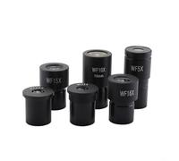 Ensemble d'oculaires de microscope WF5X WF10X WF15X WF16X WF20X WF25X Objectif de laboratoire biologique grand angle 23,2 mm de diamètre Accessoires pour équipement de recherche (WF10X/18)