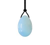 Ensemble d'oeufs Yoni 40X25mm boules de Kegel percées 16 Types oeufs de Jade naturel boule de Massage en cristal exercice de Kegel oeufs Yoni, oeufs d'opale