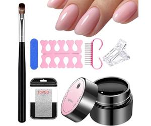 Ensemble d'ongles en fibres de base fonctionnel - outil d'embellissement