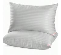 Ensemble d'oreillers de lit de la collection hôtelière pour le sommeil, 2 paquets 50x70 cm, oreillers pour dormeurs sur le côté et le dos, alternative super douce en duvet synthétique, oreillers garni