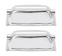 Ensemble d'oreilles de caisse claire en fer chromé, 2 pièces, cosses de tambour, accessoires d'entretien pour instruments de musique (WC27D)