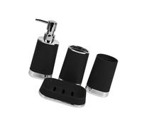 Ensemble d'organisateurs de salle de bain - Panier de rangement - Support pour brosse à dents - Distributeur de savon - Facile à installer - Solution de rangement pour salle