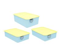 Ensemble d'organisateurs de tiroirs - Boîte de rangement pour sous-vêtements, séparateur en tissu pliable, support pour vêtements multi-sections, équipement de rangement résistant à la poussière |