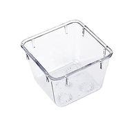 Ensemble d'organisateurs de tiroirs en plastique transparent - 4 tailles - Séparateurs de tiroir de bureau - Organisateur et récipient de rangement pour maquillage, bijoux, organisation du rangement