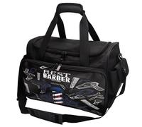 Ensemble d'organisation d'épaules de salon - Sac à main multifonction - Sac de coiffeur - Trousse de maquillage portable - Organiseur d'épaule pour ciseaux, tondeuses à cheveux électriques