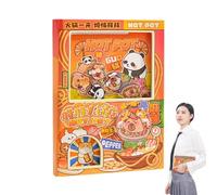 Ensemble d'organiseurs de journal, support de carnet de poche, livre mémo d'écriture, 9,1 x 12,7 cm, distributeur automatique, papeterie créative pour et adultes, 136 g