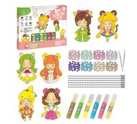 Ensemble d'ornements d'art et d'artisanat avec peinture sur cristaux, kit de peinture sur cristaux pour, attrape-rêves de fenêtre avec pendentif en | Décoration de fenêtre pour