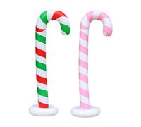 Ensemble D'ornements De Noël - Grand Design Rouge, Accessoires Pour Événements De Noël, Figurines De Jardin D'hiver, Icônes De Célébration Lumineuses | Grand Ensemble Rempli D'air Rouge Pour Les Porch