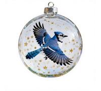 Ensemble D'ornements en Cristal Nature's Birds, Design 3D avec Oiseaux Naturels en Cristal, Ornements De Noël en Verre pour Sapin, Décoration D'intérieur, Ornements De Fête (F)