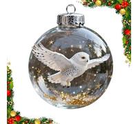 Ensemble d'ornements en Cristal Nature's Birds, Ornements de Noël en Forme de Colibri, Design 3D en Cristal représentant des Oiseaux, pendentifs de décoration d'intérieur adaptés (C)