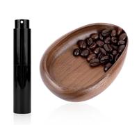 Ensemble Doseur à Café et Flacon Pulvérisateur, Doseur en Bois de Noyer avec Spray Antistatique Kit d'Accessoires pour Expresso Idéal pour Amateurs de Café
