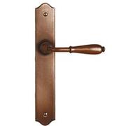 Ensemble double béquille sur plaque NEVERS fer rouillé bec de cane - BOUVET - 94866 Noir G