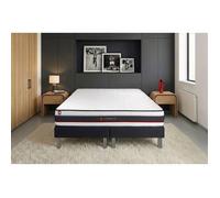 Ensemble double sommier 80x200 + matelas FORM 160x200 160 x 200 cm Noir
