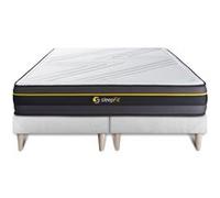 Ensemble double sommier + matelas ACTIVE à mémoire de forme 180x200