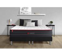 Ensemble double sommier + matelas BOOST ressorts ensachés et mémoire de forme 180x200