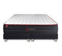 Ensemble double sommier + matelas BOOST ressorts ensachés et mémoire de forme 200x200