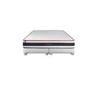 Ensemble double sommier + matelas ENERGY ressorts ensachés et mémoire de forme 160x200