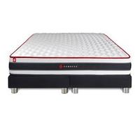 Ensemble Double Sommier + Matelas Energy Ressorts Ensaches Et Memoire De Forme 200x200