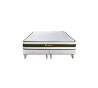 Ensemble double sommier + matelas FLEXY ressorts ensachés et mémoire de forme 160x200