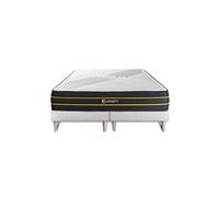 Ensemble double sommier + matelas ULTRA micro ressorts ensachés et mémoire de forme 180x200