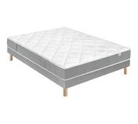 Ensemble Douces Nuits Hydros Mousse HR 35 kg/m3 + Sommier Base Ferme 80x190 G