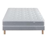 Ensemble Douces Nuits Hydros Mousse HR 35 kg/m3 + Sommier Base Ferme 90x200