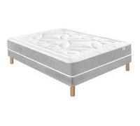Ensemble douces nuits laly 100% latex + sommier base ferme 180x200 avec 2 sommiers G