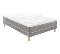 Ensemble Douces Nuits Mirage Mousse HR 35kg/m3 + Viscoélastique + Sommier Morpho 140x200 G