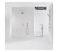 Ensemble douche avec support fixe et flexible 150 cm Nobu Inox - BOSSINI INC003C030