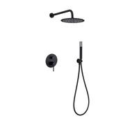 Ensemble Douche Imex Monza GPM039/NG Noir Mat À Encastrer Noir Mat