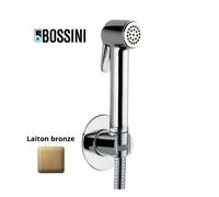 Ensemble douchette avec support et flexible en laiton 125 cm Paloma-Brass laiton antique - Bossini CA2001B022