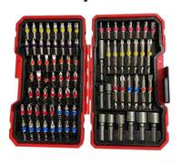 Ensemble Douilles Hexagonales 83 Acier Ensemble Douilles Hexagonales | Acier Cr-V électrophorétique, aimant haute résistance, 83 , métrique et pour sae, garage atelier(83pcs)