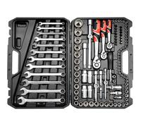 Ensemble d'outils 111 pièces - Yato - 1/4'' 3/8'' 1/2'' - Clés à douille - Acier à outils - Système AS-Drive