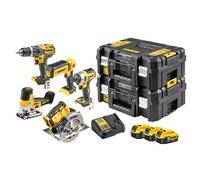 Ensemble d'outils à batterie combo DeWALT 18 V, 3x batterie DCK500P3T