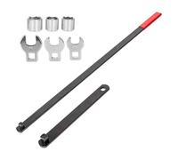 Ensemble d'outils à courroie serpentine - Kit de clé de réparation automobile 8 pièces | Barre de douille longue portée pour l'accès à la poulie, outil d'installation d'extraction
