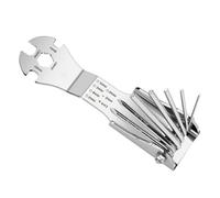 Ensemble d'outils à poignée ergonomique compact avec tournevis croisé, clé ouverte et hexagonale pour de multiples besoins de réparation, kit d'outils portable à profil fin