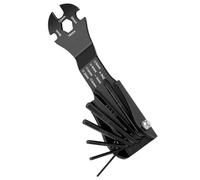 Ensemble d'outils à poignée ergonomique compact avec tournevis croisé, clé ouverte et hexagonale pour de multiples besoins de réparation, kit d'outils portable à profil fin