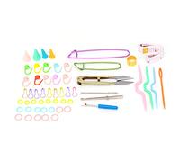 Ensemble d'outils à tricotage de couture accessoires d'aiguilles à épiches à épingles à épingles dénigmées pour une utilisation d'urgence quotidienne