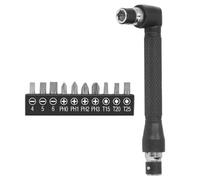 Ensemble d'outils Allen à double extrémité 110 mm de type L comprenant 10 embouts polyvalents pour l'entretien de la maison