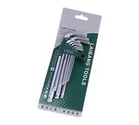 Ensemble D'outils Allen À Extrémité Sphérique Solide Conçu Pour Une Utilisation Haute Fréquence. Le Plan Ergonomique Long Manche Minimise La Tension Lors D'une Action Prolongée. Jeu De Clés Avec