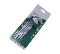 Ensemble D'outils Allen À Extrémité Sphérique Solide Construit Pour Une Utilisation Haute Fréquence. Le Plan Ergonomique Long Manche Minimise La Tension Lors D'une Action Prolongée.