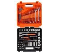 Jeu de douilles et clés BAHCO 98 pièces - 1/4" & 1/2"