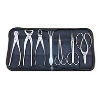 Ensemble d'outils Bonsai de 7 pièces Bonsai Coupe Cisaille Kit Durable Bonsai Jardin Indoor Plant Care Ciseaux Couper Outil Multifonctionnel