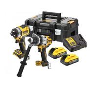 Ensemble d'outils combinés sans fil et sans balais DeWalt 18 V/2 x 5,0 Ah DCK2200H2T