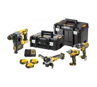 DEWALT Kit perceuse-visseuse à percussion sans fil DEWALT 18V / 5Ah DCD 796, DCF 894, DCH 273, DCG 405, DCB 184 Quantité:1