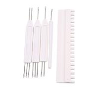 Ensemble D'outils Créatifs De Transfert À L'aiguille, Ensemble De 5 Pièces De Beige Chaud 1x2 1x3 2x3 Pour Toutes Les Machines À Tricoter Brother De 4.5mm Kh588 Kh710