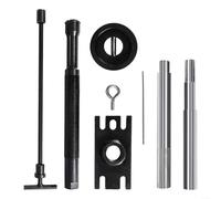 Ensemble d'outils d'alignement et extracteur de roulement de cardan marin - Acier inoxydable robuste pour boîtiers Mercruiser/OMC/Cobra Bell - Vérification de l'alignement du coupleur moteur et kit de