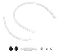 Ensemble d'outils d'aspiration de vidange d'huile de frein hydraulique pour moto avec clapet anti-retour unidirectionnel finition transparente construction robuste en aluminium parois épaisses et