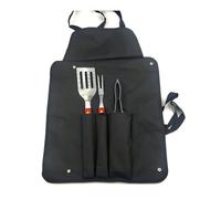 Ensemble d'outils de Barbecue, Sac en Tissu Portable, Tablier, Ensemble BBQ Acier Inoxydable